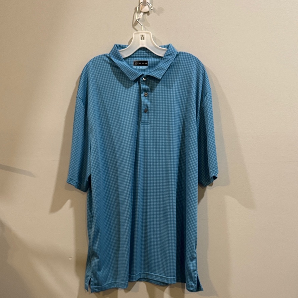 PGA Tour Blue Polo Shirt